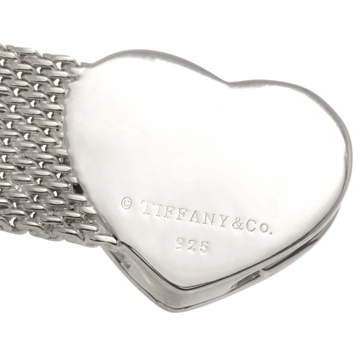 ティファニー TIFFANY&CO. サマセット ハートメッシュ ブレスレット 