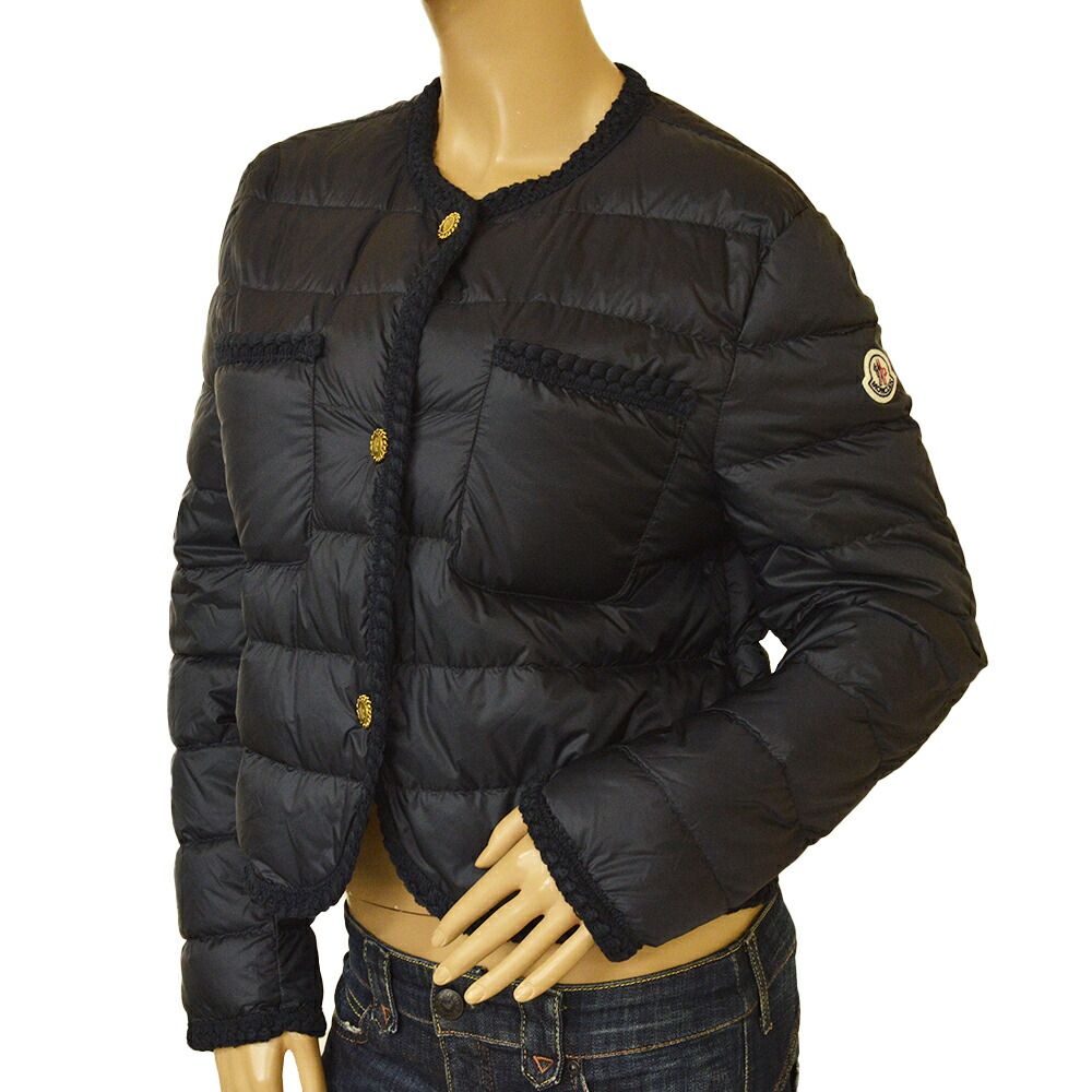 MONCLER モンクレール レディース 2024年SS春夏新作 ノーカラーダウンジャケット iymc24s503 1A001-07 595FE  778 BLU ARISTEO JACKET - メルカリ