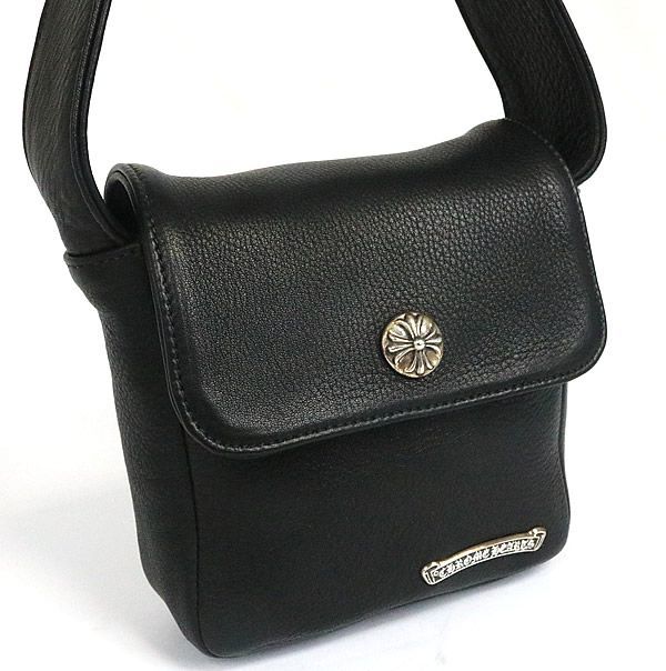 銀座店 クロムハーツ 新品 ミニショルダー バッグ クロスボタン 91564