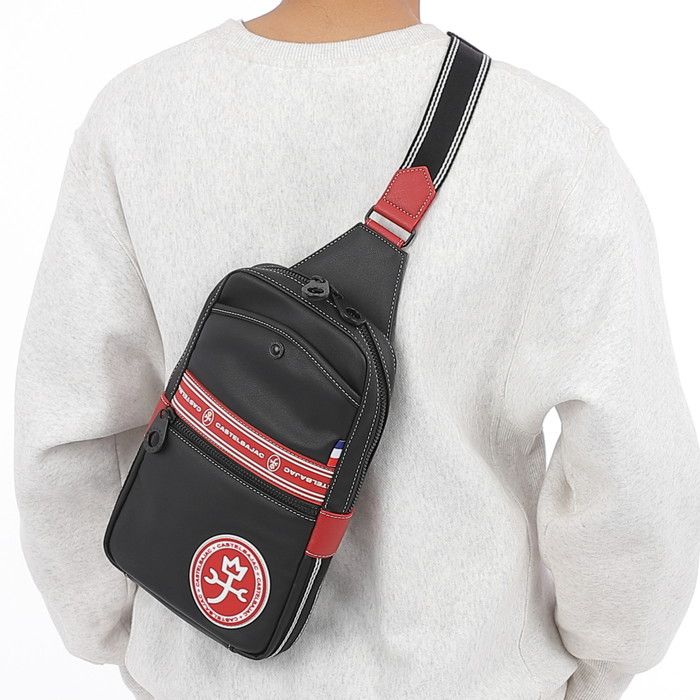 カステルバジャック CASTELBAJAC ルックス ワンショルダーバッグ 049901 49901 049981 49981 ikt02 カステルバジャック ルックス CASTELBAJAC 合皮 横型 -blk