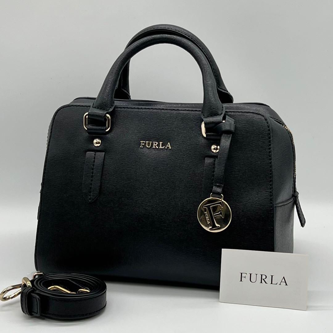 ✨️極美品✨️FURLA ELENA ハンドバッグ 2way ショルダーバッグ