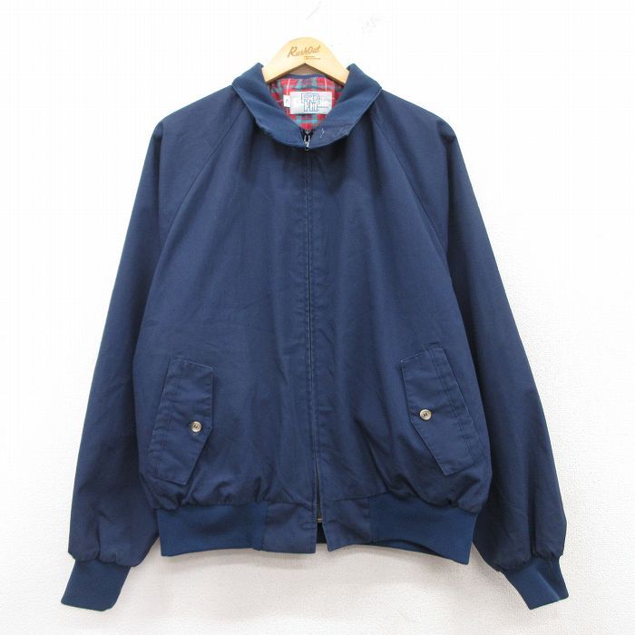 XL/古着 長袖 ジャケット メンズ 90s ラグラン 紺 ネイビー 25feb13 中古 アウター ジャンパー ブルゾン