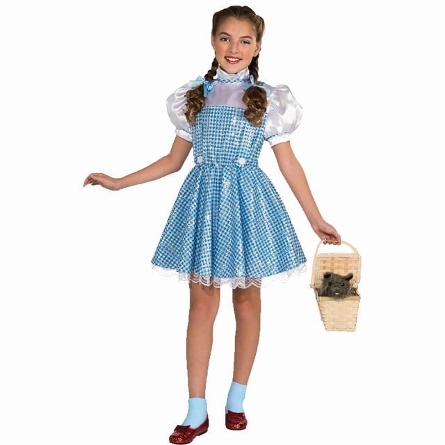 ドロシー　衣装、コスチューム S　子供女性用　オズの魔法使い　DOROTHY SEQUIN　コスプレ