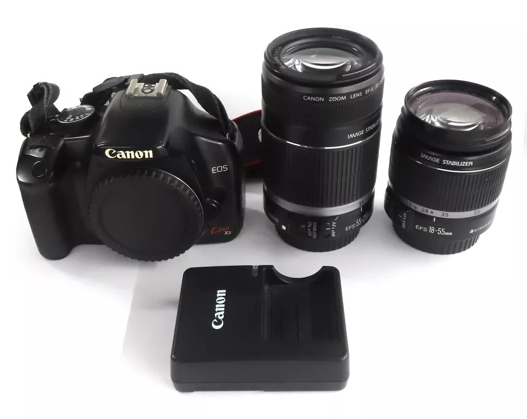 カメラ 【ジャンク】Canon デジタルカメラ EOS Kiss 購入 X2 ダブル