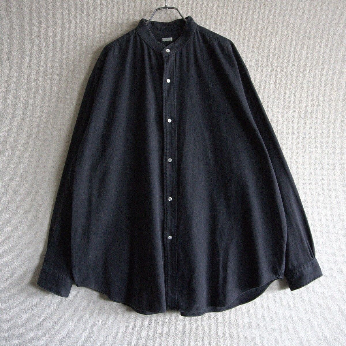 21AW】A.PRESSE【Band Collar Shirt】3 バンドカラー シャツ 