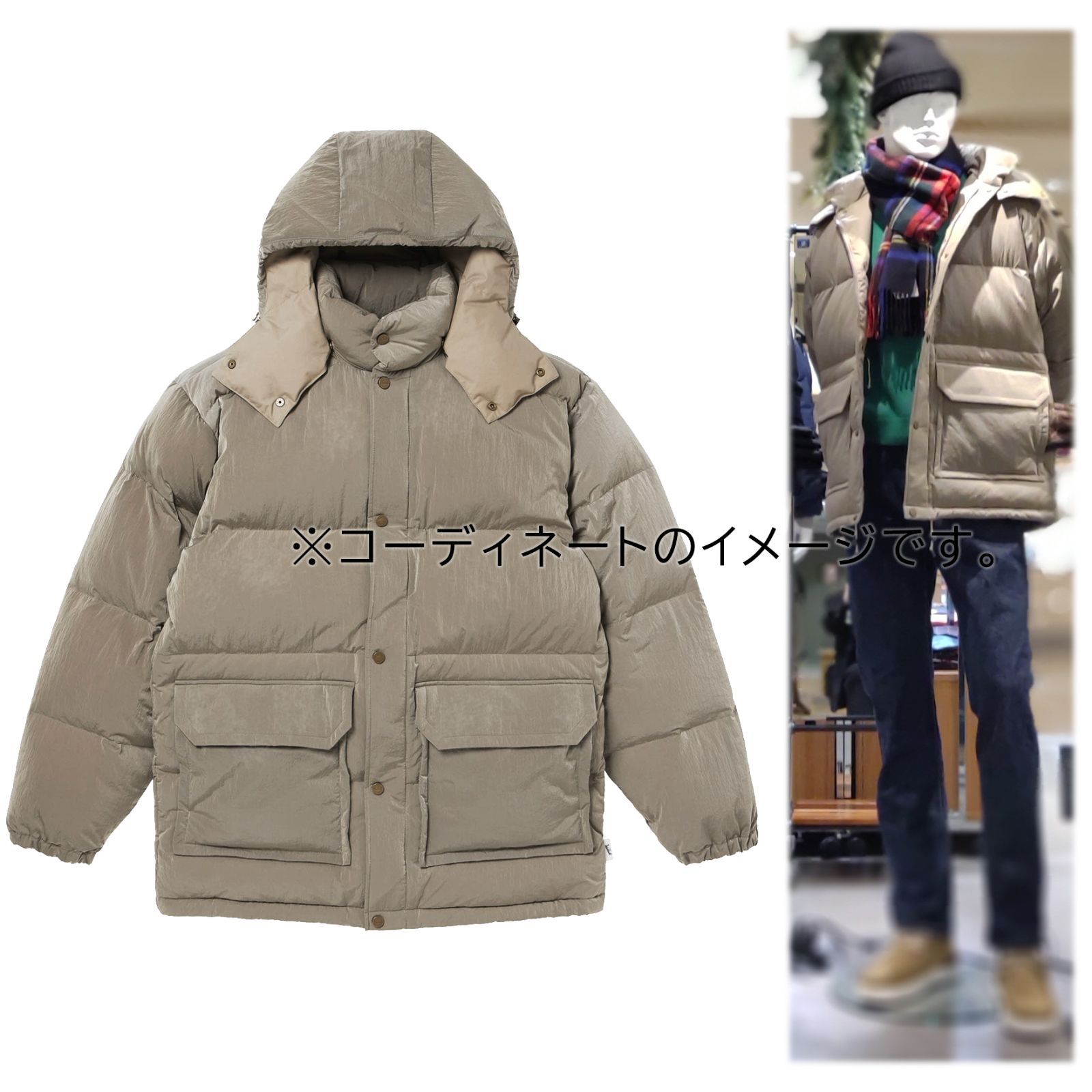 新品 12.1万 WOOLRICH リモンタナイロン ダウンジャケット ウール 