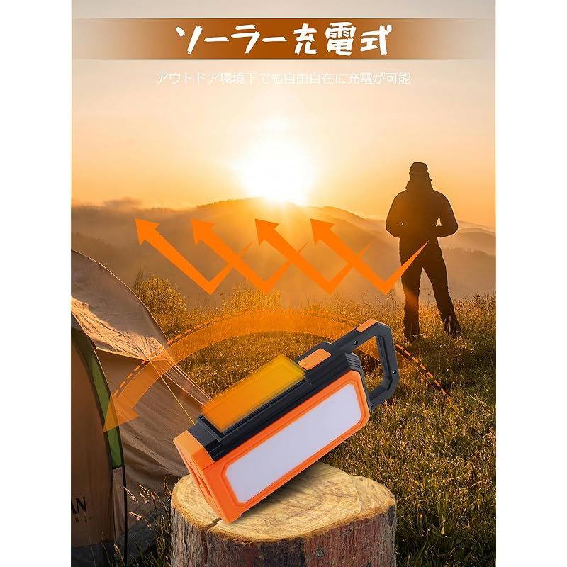 NORTHYUN LEDランタン USB充電式 ソーラー ランタン キャンプ