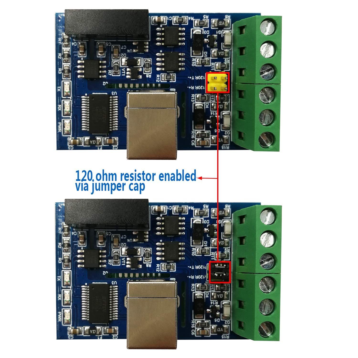 新着商品】FTDIチップ内蔵 絶縁型 RS422コンバーター USB-RS485 産業