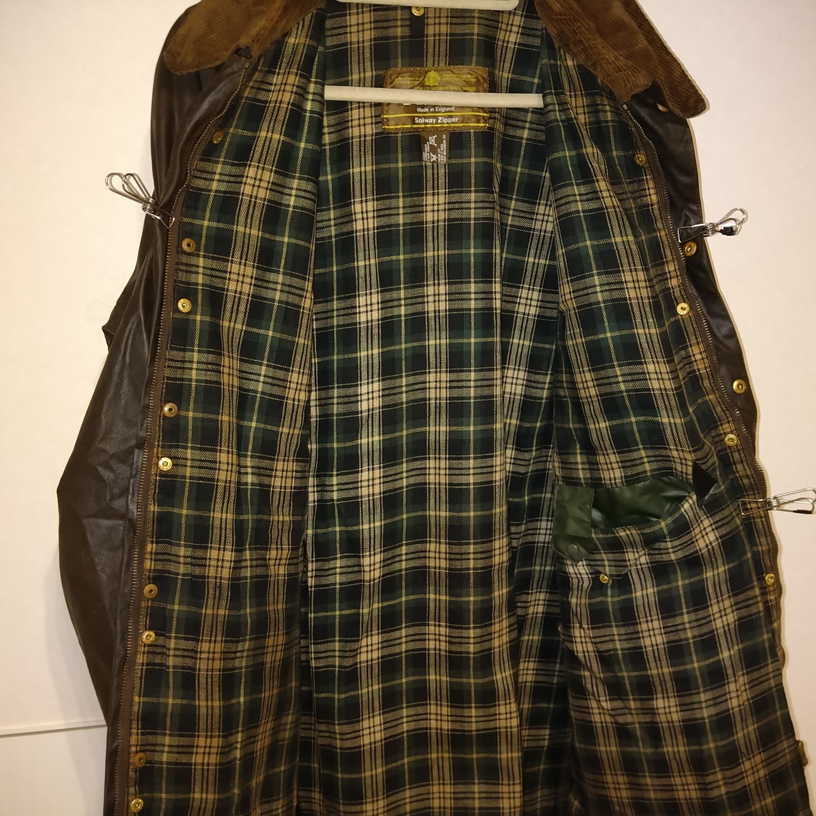 Barbour ソルウェイジッパー 70s 黄タグ バブアー