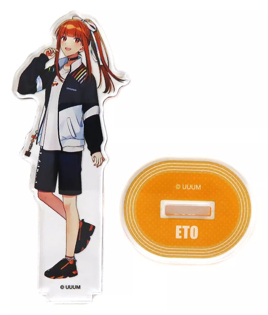 中古】アクリルスタンド・アクリルパネル えと(カラフルピーチ