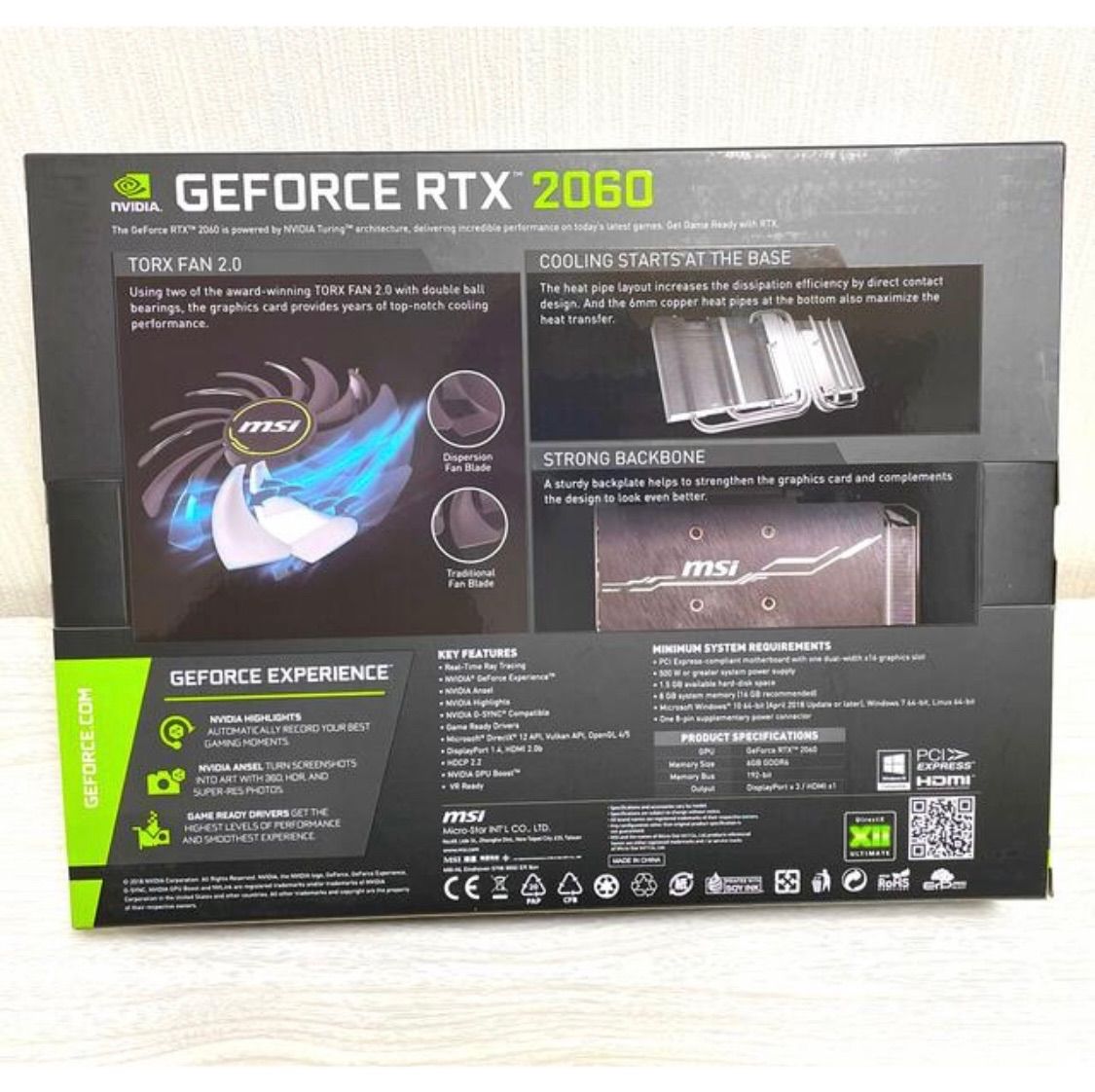 MSI GeForce RTX 2060 VENTUS GP OC - メルカリ