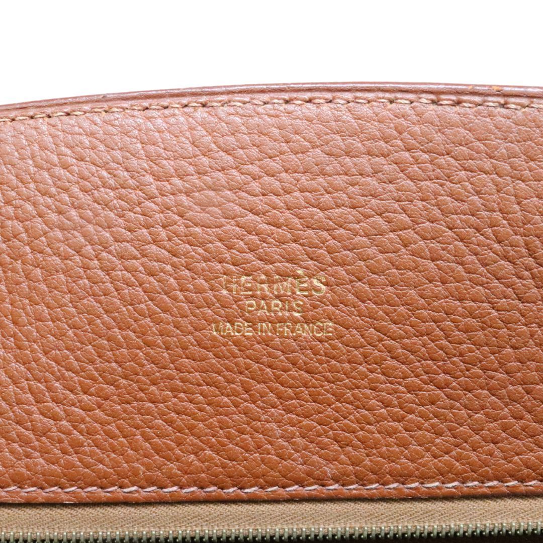 HERMES【エルメス】 ホワイトバス GM ノアゼット フィヨルド □D刻印 