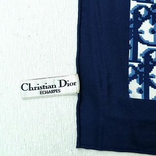 クリスチャンディオール トロッター 100％ シルクスカーフ 日本製 美品