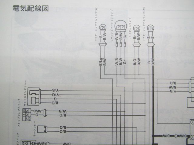 DR250R サービスマニュアル スズキ 正規 中古 配線図有り 補足版