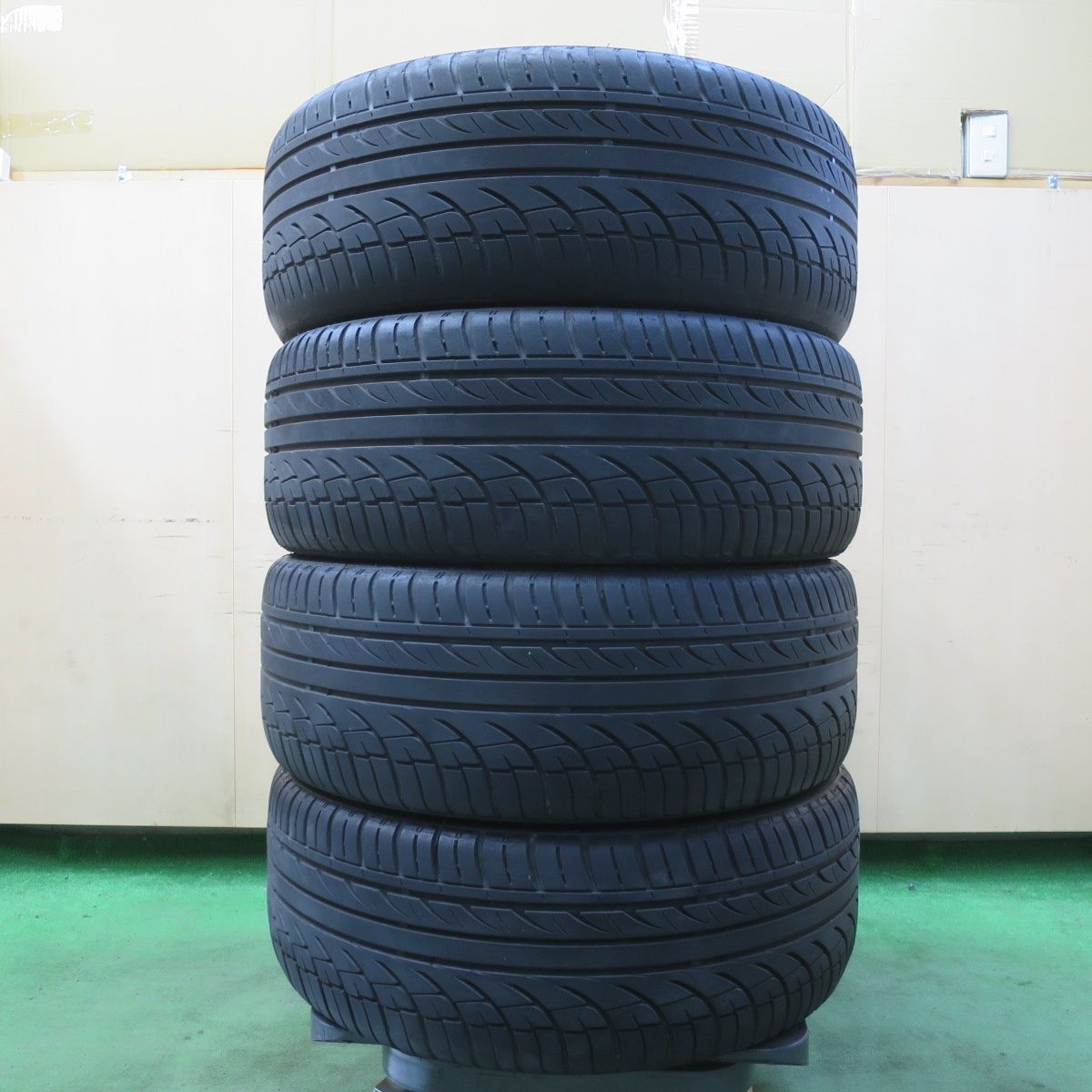 4本価格☆プリウス 等 ANHELO CORAZON LOVEY 215/35R19 フルウェイ 