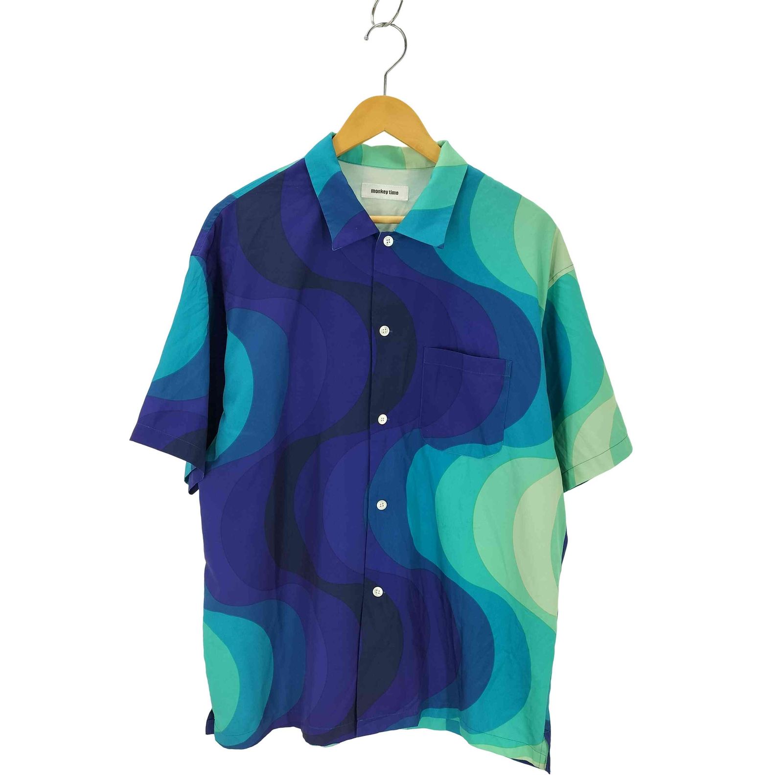 モンキータイム MONKEY TIME VINTAGE SWIRLS PRINT SHIRT メンズ JPN 