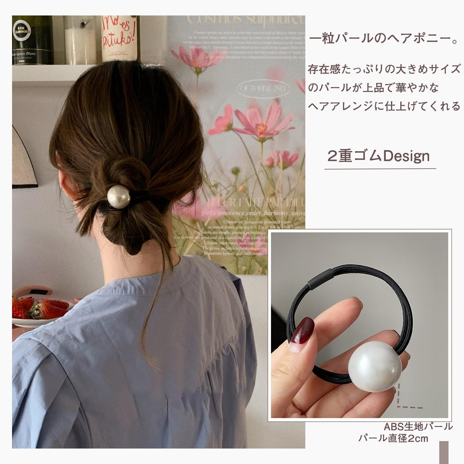 特価商品】人気韓国風 おしゃれ大人ヘアアクセサリー 可愛いリボンゴム