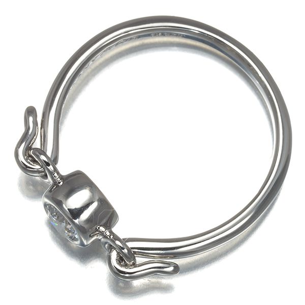 北海道の雪寒いTIFFANY&Co Pt950 ダイヤモンド リング ティファニー リング ダイヤ ダイヤモンド スワン 14号 Pt950