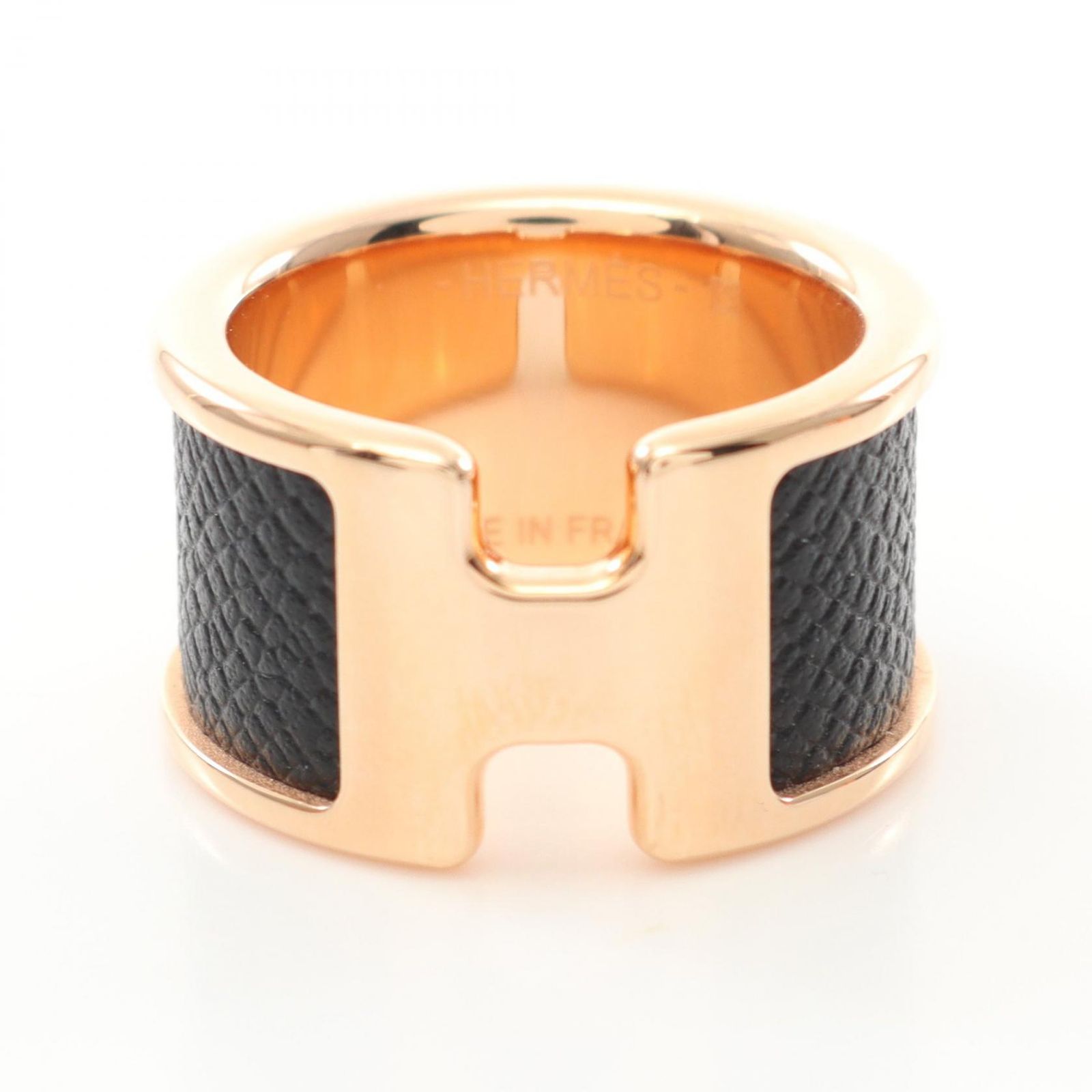 エルメス HERMES リング 指輪 オランプGM GP ゴールドメッキ スカーフリング レディース Used A