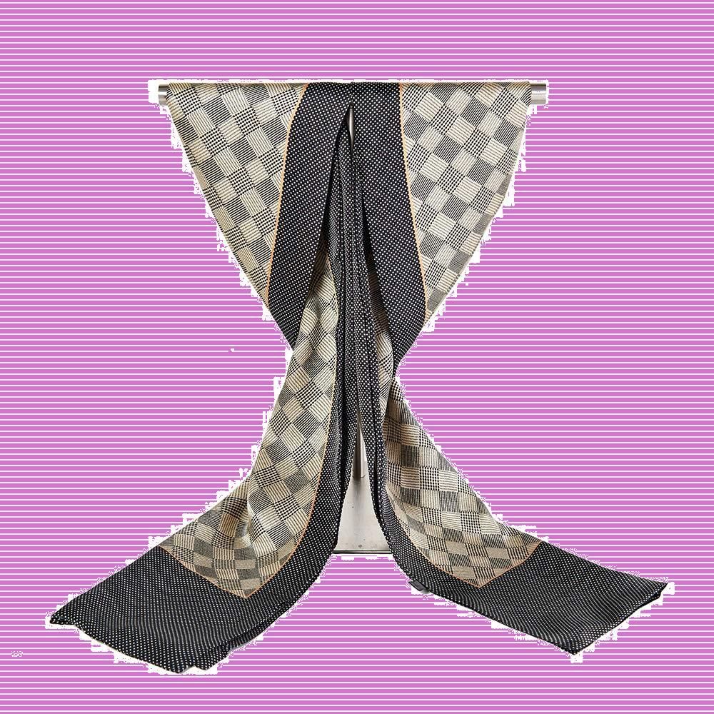 【数量限定】CISULI 100％シルクサテンロングスカーフ用男性26×160センチクラシックプリントパターンビジネスマンスカーフ紳士スカーフ