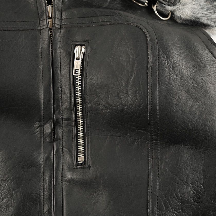 00's ALGONQUINS アルゴンキン パンクファッションファー付きフェイク