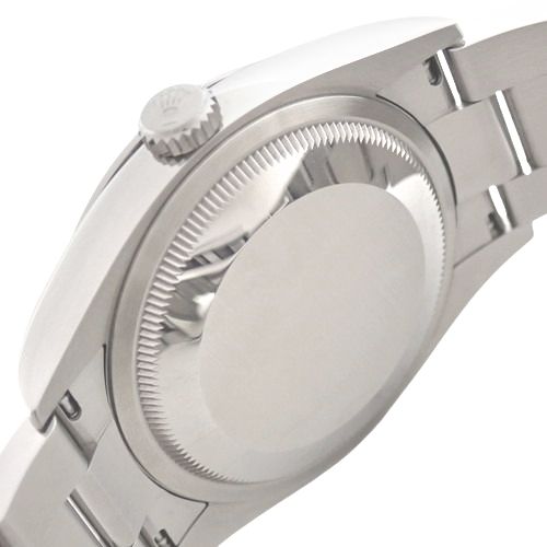 ロレックス デイトジャスト 自動巻き 腕時計 ステンレススチール SS ブラック ランダム番 2020年9月購入 126200 メンズ 40802063911【アラモード】