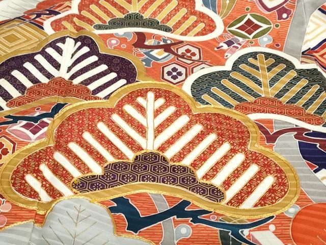 ア*カ様 九谷焼吉田屋風白兎文装飾箱入り　美品 平和屋着物◎西陣 じゅらく謹製 六通柄袋帯 唐織 あけぼの繭