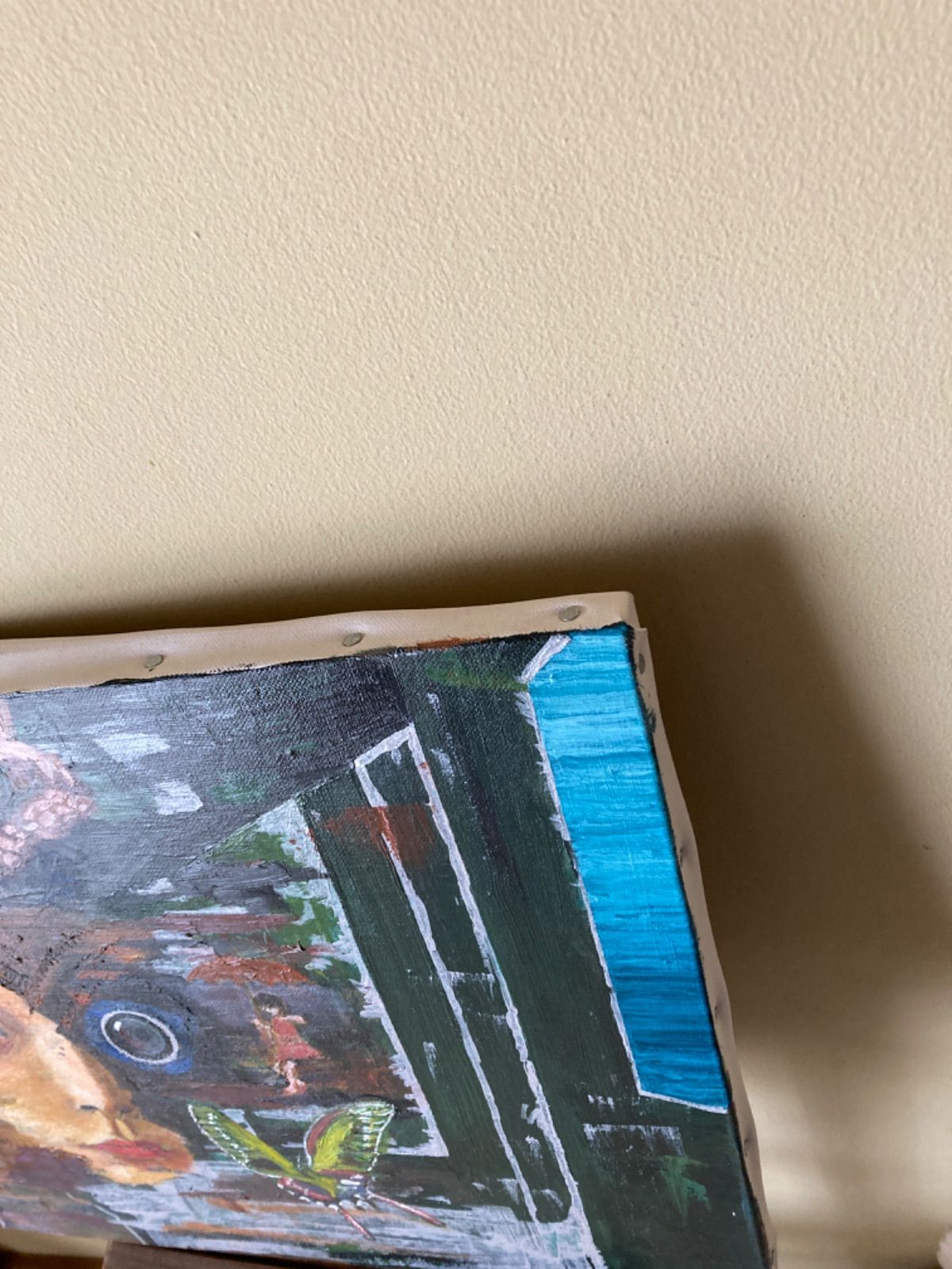 油彩画「Basement 良い of the brain」