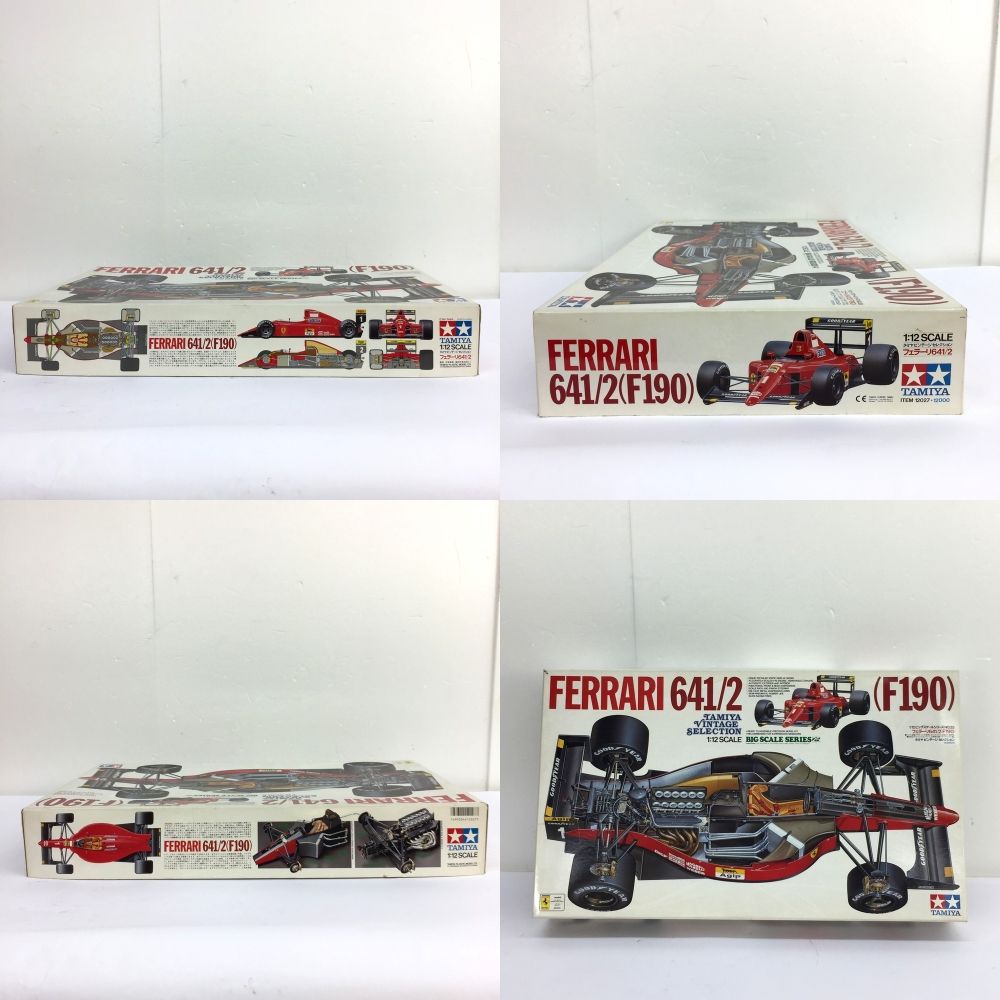 未組立品 TAMIYA タミヤ フェラーリ 641/2(F190) 1/12ビッグスケールシリーズ No.25 プラモデル レーシングカー