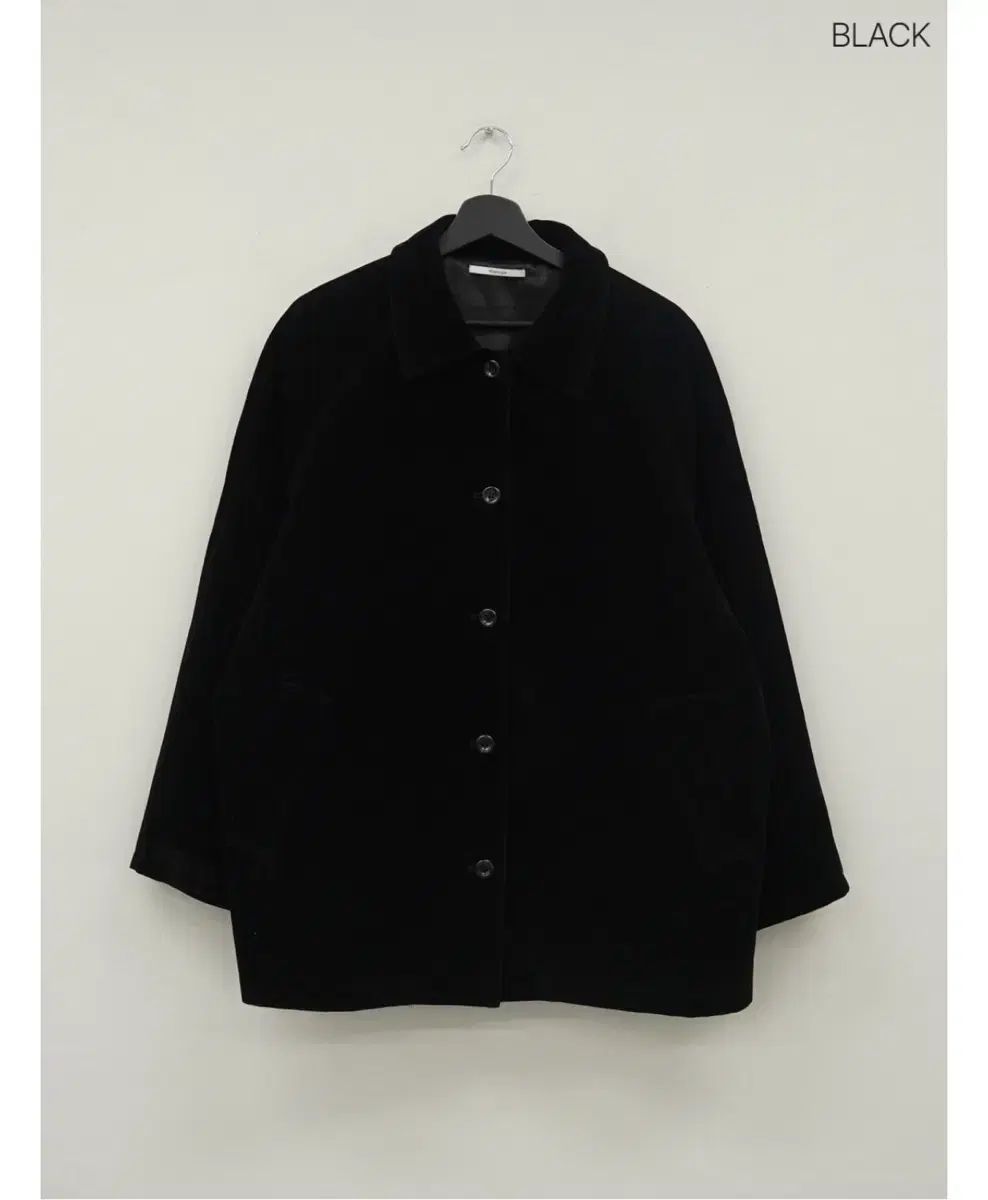 マニック MNQ エイサ オーバーサイズ スウェード ミディ ジャケット