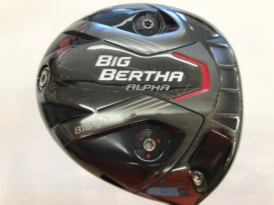 最短 BIG BERTHA ALPHA 816◆◆ | 9.0 | S | ツアーAD GP-6 | | ドライバー | キャロウェイ
