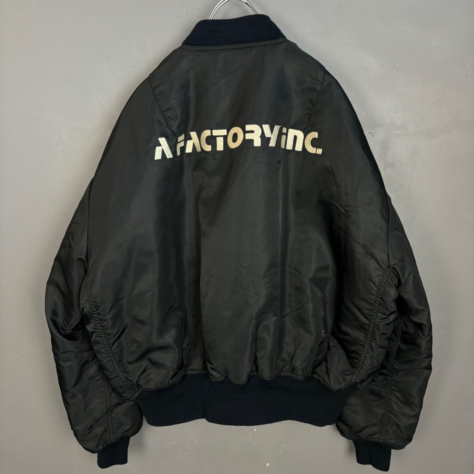 vintage MA-1 フライトジャケット　IDEAL 80s 90s Vintage IDEALジップ MA-1 フライトジャケット ブルゾン 古着