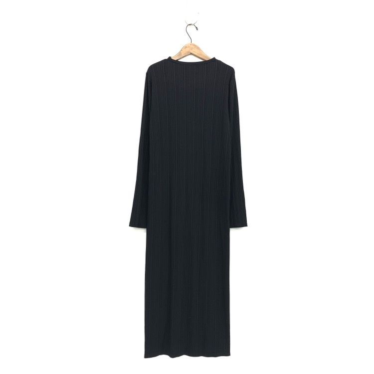 soduk スドーク long slit dress スリットワンピース ブラック