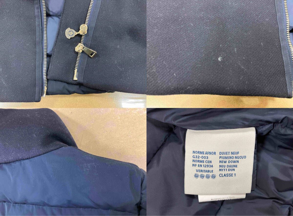 ASAP　正規品★ モンクレール AGLAIA ウール切替 ダウンコート MONCLER モンクレール AGLAIA ダウンコート ウール切り替え