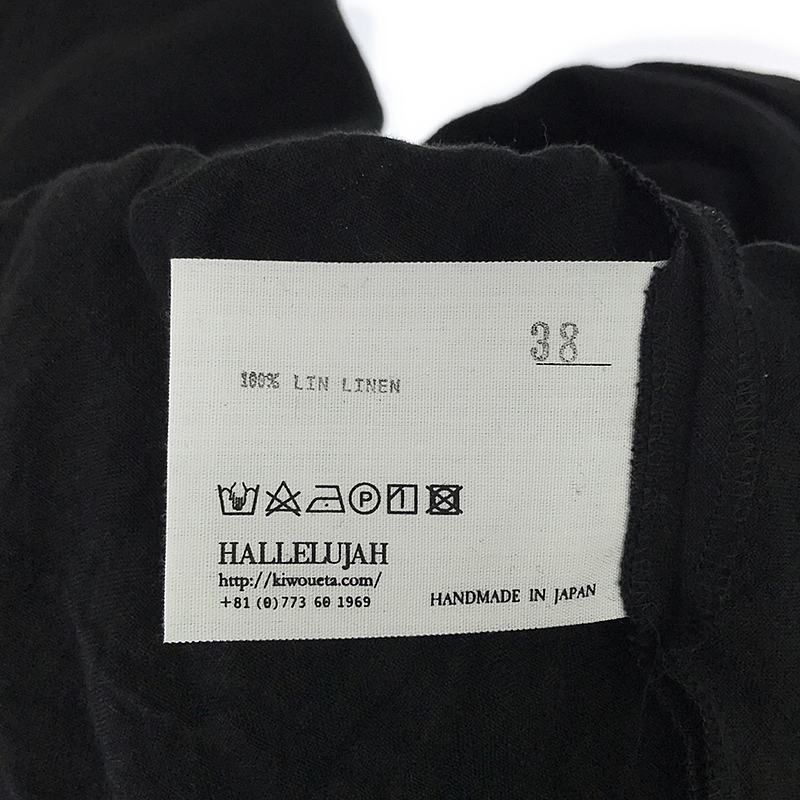 美品】 HALLELUJAH / ハレルヤ | リネン ギャザー ボリューム オーバー  