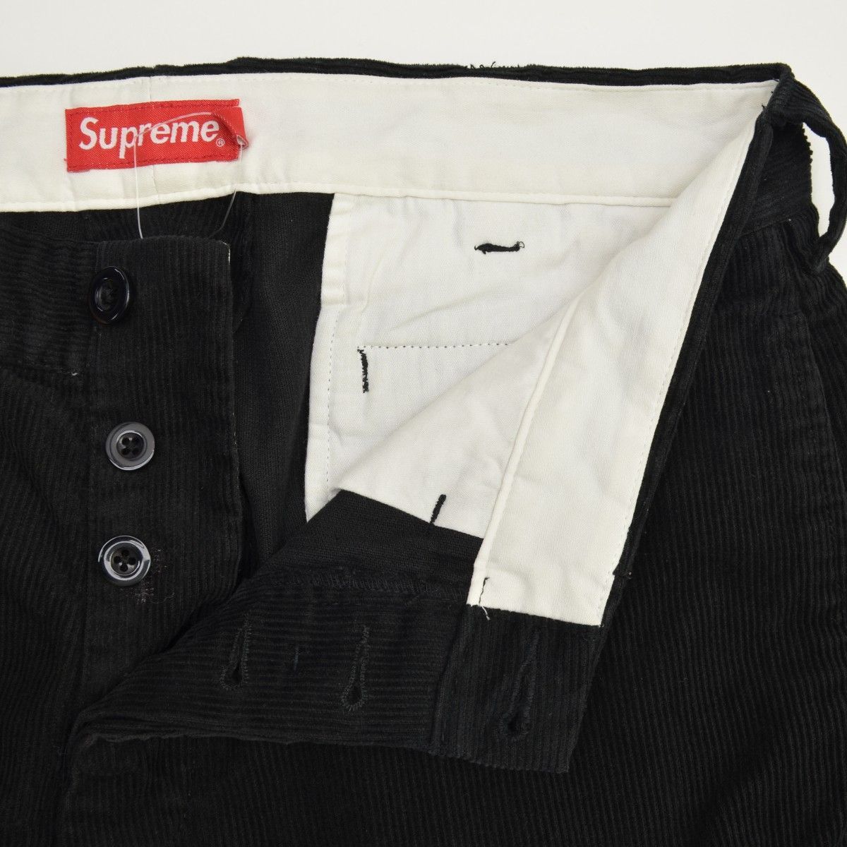 Supreme Gonz コーデュロイチノパン ブラック Supreme Gonz Corduroy Chino Pant (FW21) - $148
