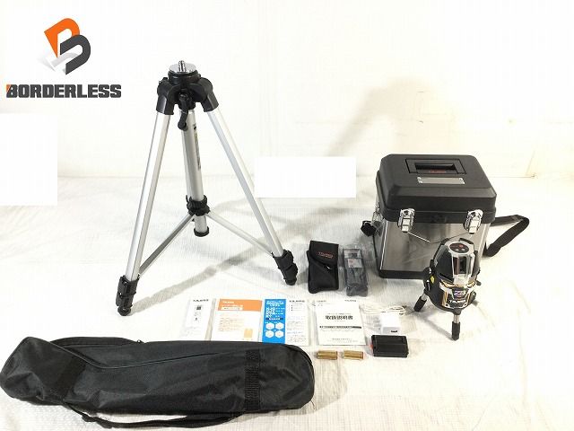 TAJIMA タジマ ブルーグリーンレーザー墨出し器 ジンバルKJC ZEROBL-KJC 受光器 RCV-G 三脚 バッテリ1個 ケース付 106562