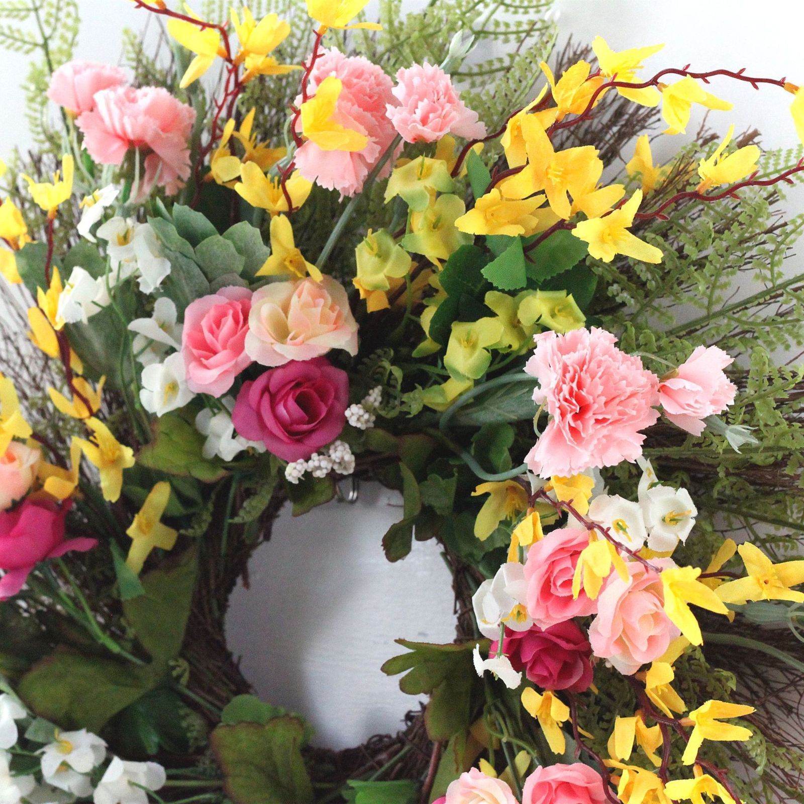 【専用】フラワーリース 春待月2 咲き誇る花たち賀正 玄関リース 造花 フラワーリース 清夏6 咲き誇る花たち 玄関リース 造花 - メルカリ