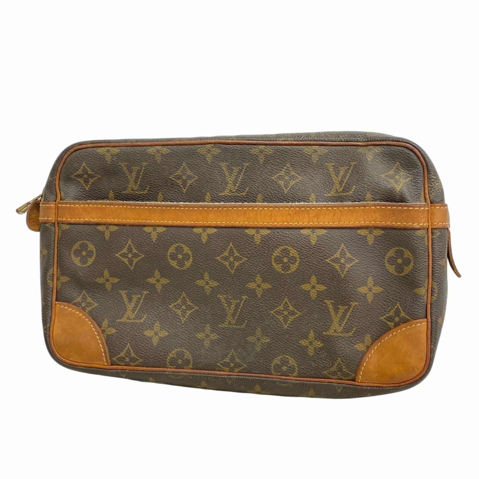 【格安】ルイヴィトン　クラッチバッグ　コンピエーニュ23 モノグラム　ブラウン ルイヴィトン LOUIS VUITTON モノグラム クラッチバッグ