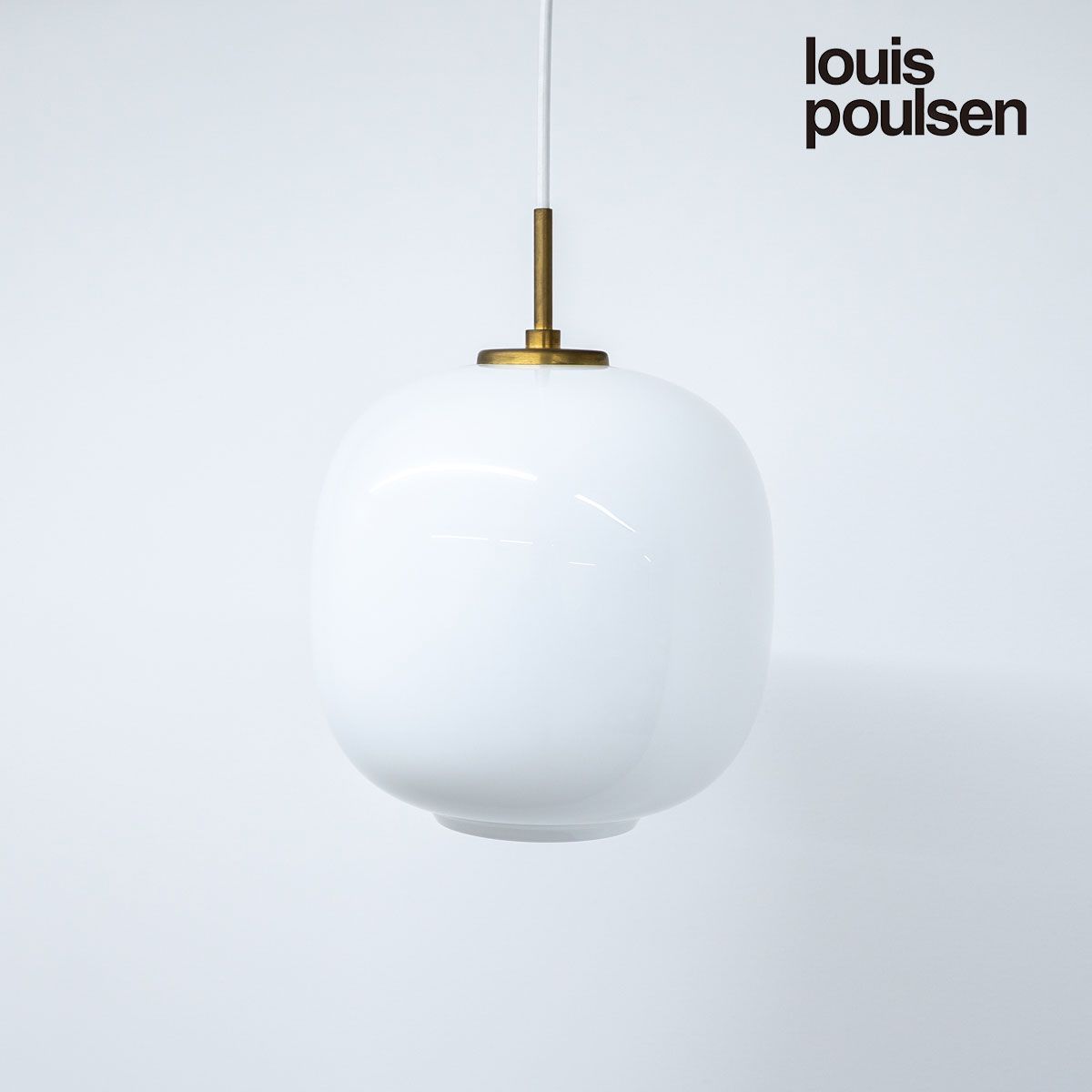 展示品 Louis Poulsen ルイスポールセン VL 45 ラジオハウス ペンダント ライト 照明 ガラス ホワイト ヴィルヘルム ラウリッツェン 定価7万