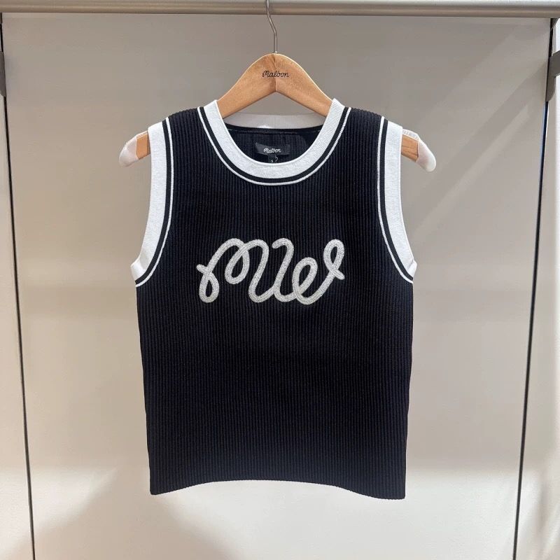 マルボンゴルフ レディース ウェア ノースリーブ ベスト Malbon 春秋 25Malbon Golf マルボンゴルフ ベストノースリーブレディース