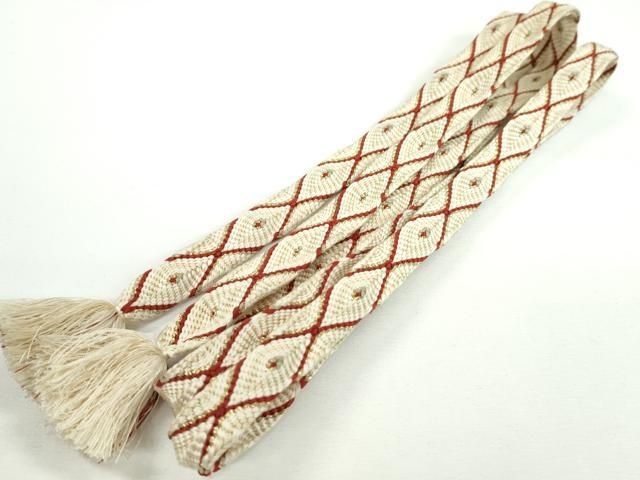 平和屋本店 上 有職組紐道明 帯締め 唐組 桐壺 金糸 宮内庁御用 国立博物館御用 東京芸術大学御用 CXAA0634s5