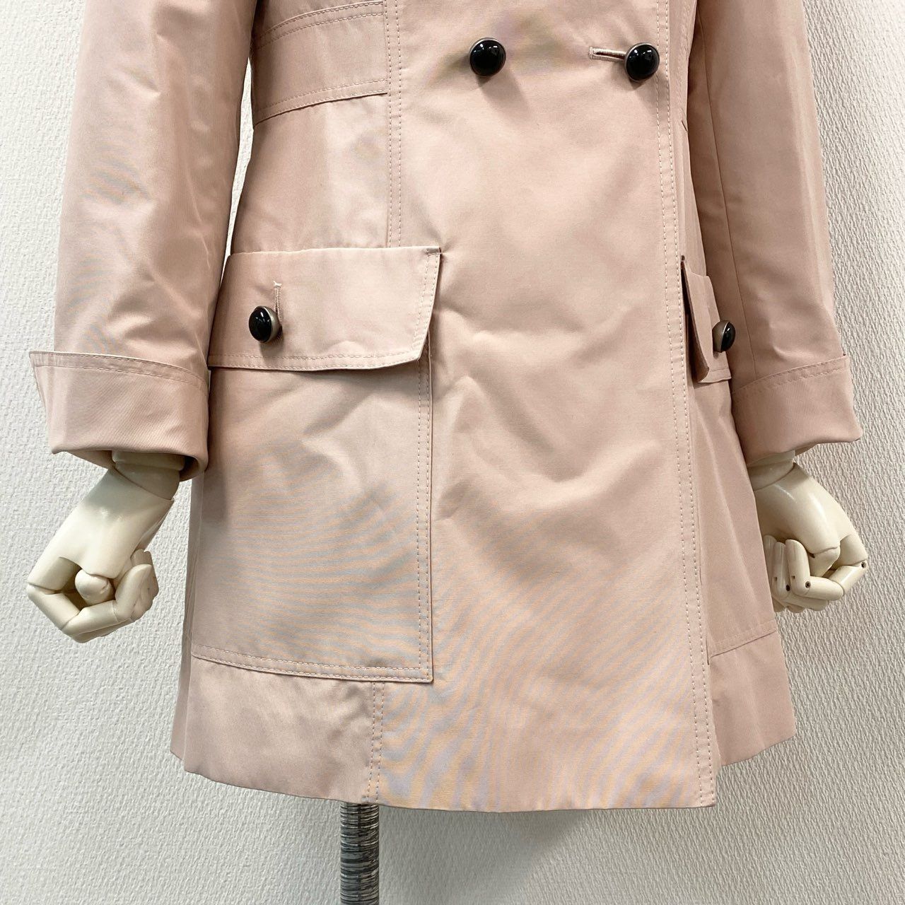 FOXEY BOUTIQUE フォクシー ウール×シルク トレンチコート 44156 Coat 