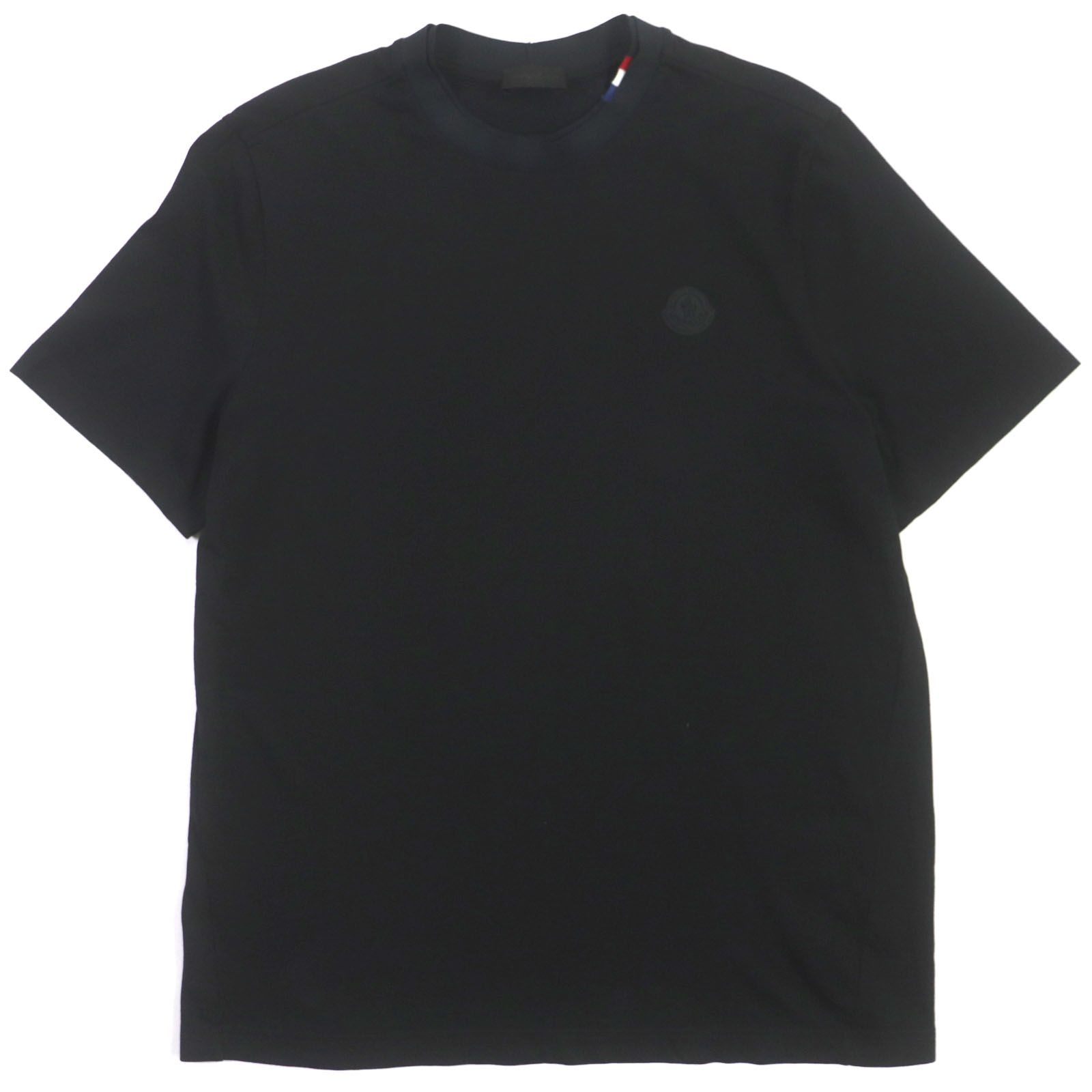 極美品▽MONCLER モンクレール 23SS コットン ラバーワッペン付き 