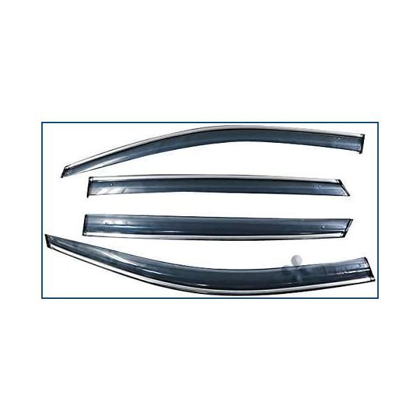 ベンツ　Ｂクラス　Ｗ２４６ 　メッキモール・金具付　ドア バイザー ベンツBクラスW246 メッキモール・金具付ドア バイザー