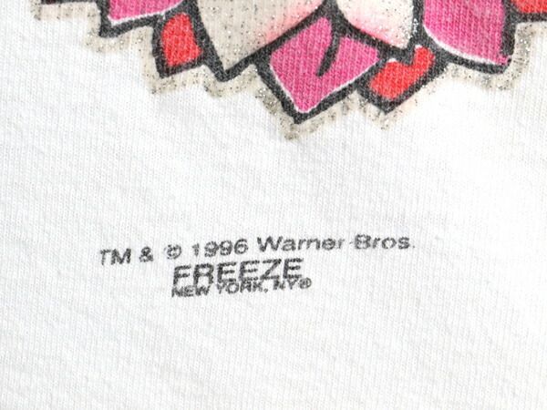 90s □ ワーナー ルーニー テューンズ オーバー プリント 半袖 Tシャツ ...