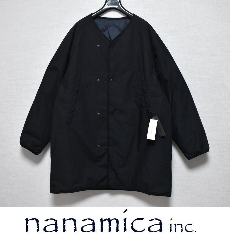nanamica Reversible Down Coat M L SUBF267 DARK NAVY ナナミカ 