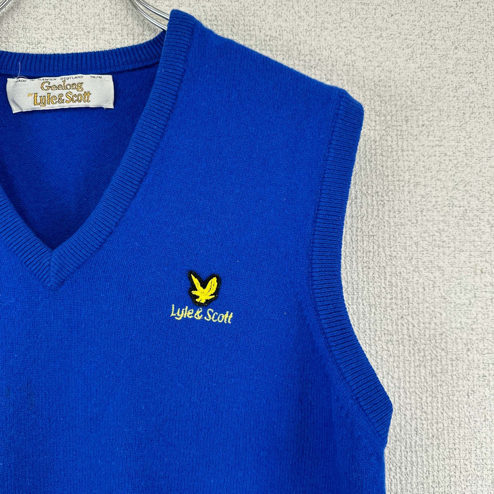 LYLE&SCOTT ライルアンドスコット ニットベスト ブルー トップス