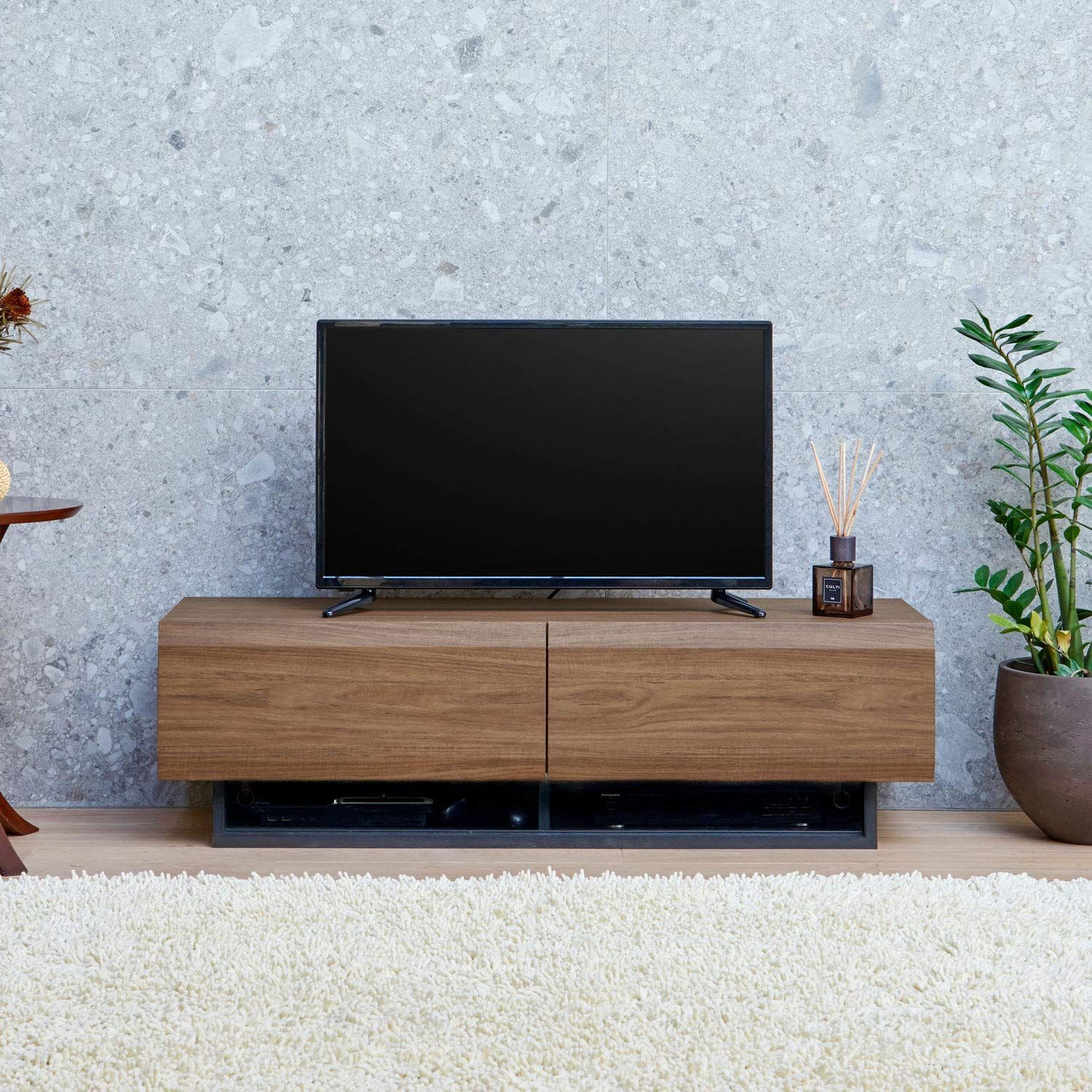 テレビ台 木質感のあるローボード ログーノ LOG-3512GHNA