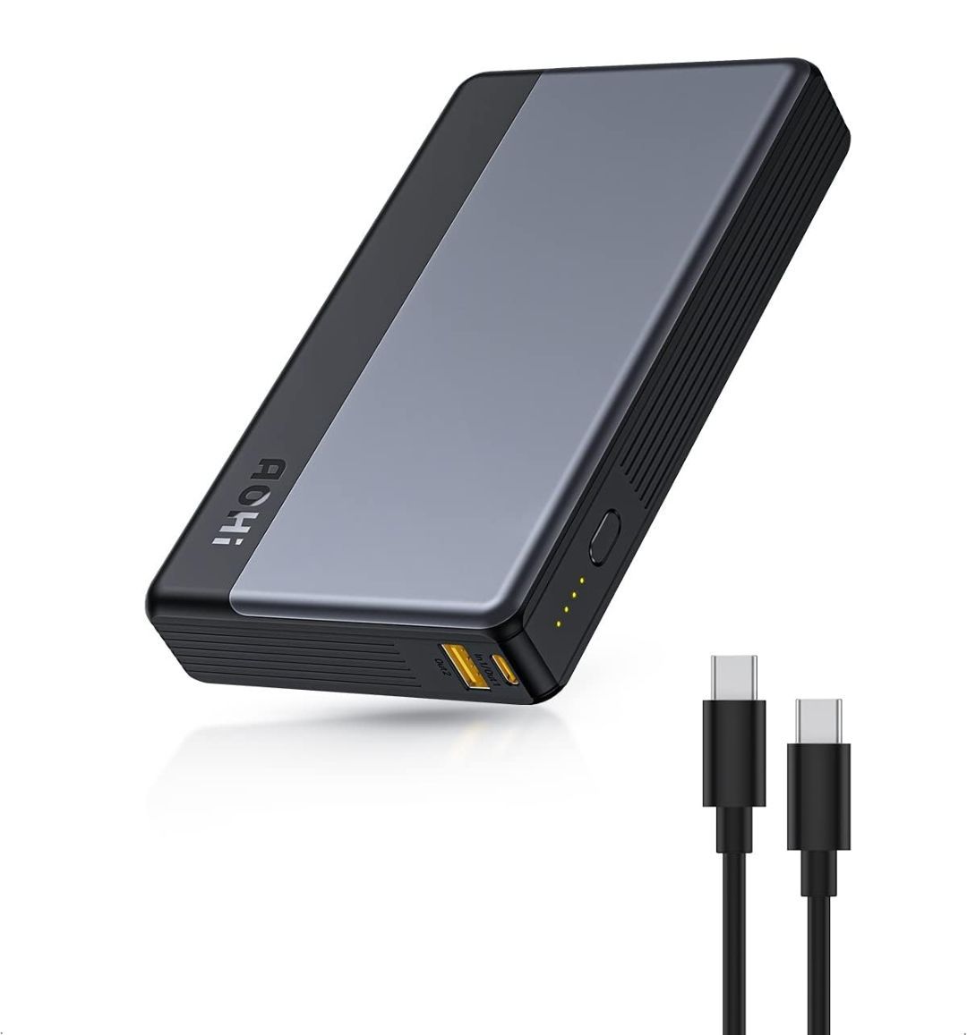 未使用✴️モバイルバッテリー 大容量 急速充電 10000mAh 超薄型 黒